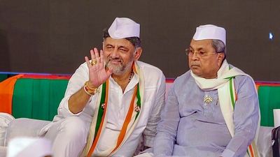 Karnataka Chief Minister Siddaramaiah and Deputy Chief Minister DK Shivakumar. (PTI) Karnataka Chief Minister Siddaramaiah and Deputy Chief Minister DK Shivakumar. (PTI)