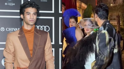 Babil Khan is upset with the paparazzi over video with Huma Qureshi from costume party. Babil Khan is upset with the paparazzi over video with Huma Qureshi from costume party.