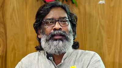 Jharkhand chief minister Hemant Soren. (PTI) Jharkhand chief minister Hemant Soren. (PTI)