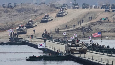 In a recent joint military exercise with South Korea, North Korea denounced the United States for using a B-1B strategic bomber, calling the action a "open threat" to Pyongyang's security. (AP/representative ) In a recent joint military exercise with South Korea, North Korea denounced the United States for using a B-1B strategic bomber, calling the action a "open threat" to Pyongyang's security. (AP/representative )