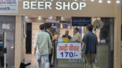 Liquor companies have stalled supplies due to unpaid dues, contractors are also not sourcing stock amid court proceedings around the excise policy and the excise department’s sluggish online system has created an application bottleneck. (Ravi Kumar/HT) Liquor companies have stalled supplies due to unpaid dues, contractors are also not sourcing stock amid court proceedings around the excise policy and the excise department’s sluggish online system has created an application bottleneck. (Ravi Kumar/HT)