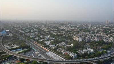 The Noida authority celebrated its 49th foundation day on Thursday. (Sunil Ghosh/HT Photo) The Noida authority celebrated its 49th foundation day on Thursday. (Sunil Ghosh/HT Photo)