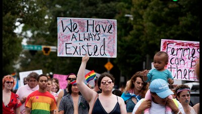 There is a global pushback against transgender inclusion, evident in not just the roll-back of key protections for such persons in the US but also actively hostile laws enacted by other jurisdictions (AP)