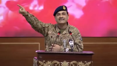Pakistan's Army chief general Asim Munir. (Youtube/ISPR official)