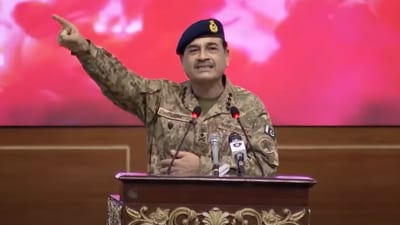 Pakistan's Army chief general Asim Munir. (Youtube/ISPR official) Pakistan's Army chief general Asim Munir. (Youtube/ISPR official)