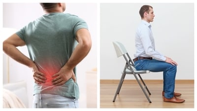 First reaction to back pain is fixing posture, but it may originate elsewhere too. (Shutterstock) First reaction to back pain is fixing posture, but it may originate elsewhere too. (Shutterstock)