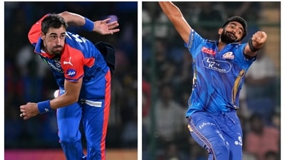 Mitchell Starc and Jasprit Bumrah Mitchell Starc and Jasprit Bumrah