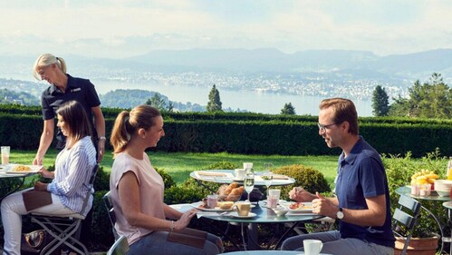 Unwind and socialise at the on-site bar and restaurant while enjoying their “cuisine créative du marché”, where chefs use seasonal, fresh ingredients directly sourced from local markets.