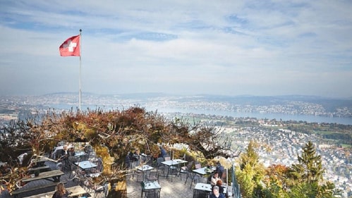 Take a cable car ride to Felsenegg for one of the most scenic views over Lake Zurich and the distant mountain ranges.