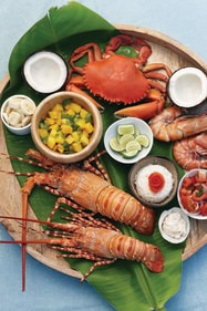 Seafood platter at Jumeirah Thanda. Seafood platter at Jumeirah Thanda.