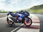 2025 TVS Apache RR 310 in new Sepang Blue colour scheme.