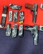 The firearms recovered from Mahawa village in Amritsar on Friday. (ANI) The firearms recovered from Mahawa village in Amritsar on Friday. (ANI)
