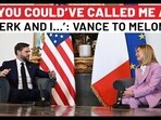 Vance charmed by Meloni's 'beautiful' Italian language Vance charmed by Meloni's 'beautiful' Italian language