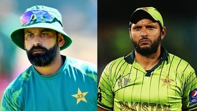 Mohammad Hafeez and Shahid Afridi slammed PCB. Mohammad Hafeez and Shahid Afridi slammed PCB.