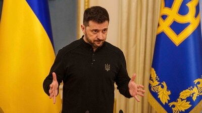Ukrainian President Volodymyr Zelenskyy. (AP) Ukrainian President Volodymyr Zelenskyy. (AP)