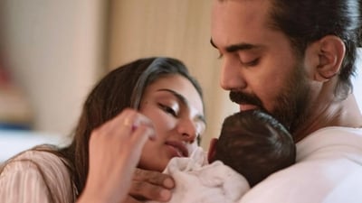 Athiya Shetty and KL Rahul were blessed with a baby girl on March 24. Athiya Shetty and KL Rahul were blessed with a baby girl on March 24.