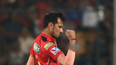 Punjab Kings made the most of the bowler-friendly conditions at the Chinnaswamy Stadium. Yuzvendra Chahal, who returned to form in PBKS's previous match, was among the wickets again, returning figures of 2/11.&nbsp; (REUTERS)