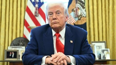 US President Donald Trump in the Oval Office of the White House. (AFP)