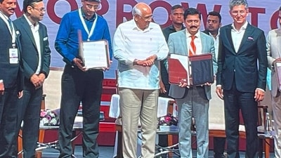 Gujarat chief minister Bhupendra Patel lauds real estate body Credai's green efforts; calls for support to India@2047 Vision Gujarat chief minister Bhupendra Patel lauds real estate body Credai's green efforts; calls for support to India@2047 Vision
