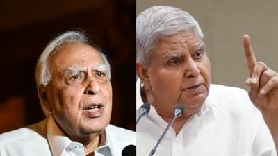 Kapil Sibal slammed Vice President Jagdeep Dhankhar for his remarks on the Supreme Court verdict on Tamil Nadu Governor RN Ravi. (ANI) Kapil Sibal slammed Vice President Jagdeep Dhankhar for his remarks on the Supreme Court verdict on Tamil Nadu Governor RN Ravi. (ANI)