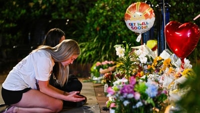 The suspect, identified as Phoenix Ikner, is the son of sheriff’s deputy Jessica Ikner and was a member of the sheriff’s office’s youth advisory council. He is believed to be a student at FSU.In pic: Students offer prayers at the vigil near the scene of the shooting. (AFP) The suspect, identified as Phoenix Ikner, is the son of sheriff’s deputy Jessica Ikner and was a member of the sheriff’s office’s youth advisory council. He is believed to be a student at FSU.In pic: Students offer prayers at the vigil near the scene of the shooting. (AFP)