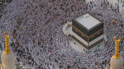 This year Hajj flights are scheduled to begin from May 4, from Srinagar to Saudi Arabia, with the final flight carrying pilgrims on May 15. (File/AP Photo) This year Hajj flights are scheduled to begin from May 4, from Srinagar to Saudi Arabia, with the final flight carrying pilgrims on May 15. (File/AP Photo)
