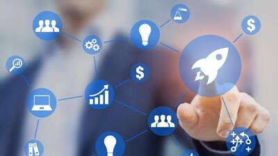 Startup business concept shows the steps and phases to launch a start-up company. (Getty Images/iStockphoto)