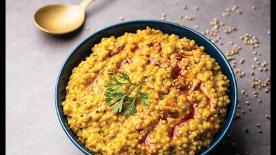 Those who grew up vegetarian tend to fall back on comfort foods such as khichdi over kebabs. (ADOBE STOCK) Those who grew up vegetarian tend to fall back on comfort foods such as khichdi over kebabs. (ADOBE STOCK)