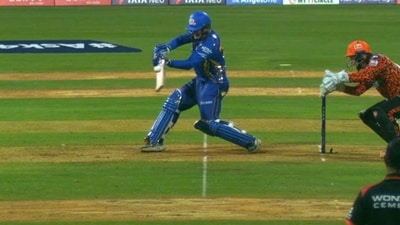 IPL 2025, MI vs SRH: Here's why Ryan Rickelton was called back despite being caught by Pat Cummins.