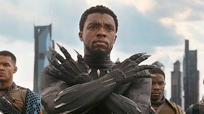 Chadwick Boseman in a still from Black Panther. Chadwick Boseman in a still from Black Panther. 