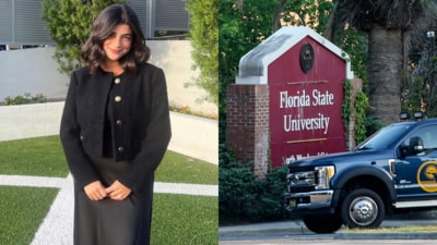 Brittany Sinitch, a Florida educator, reflects on her traumatic experiences with gun violence at FSU and Marjory Stoneman Douglas High School. (Instagram/Brittany Sinitch/AP) Brittany Sinitch, a Florida educator, reflects on her traumatic experiences with gun violence at FSU and Marjory Stoneman Douglas High School. (Instagram/Brittany Sinitch/AP)