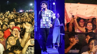 Around 7,000 registrations were made for the fest that saw Papon transport the young audience into a trance with his melodious numbers. (Photos: Manoj Verma/HT) Around 7,000 registrations were made for the fest that saw Papon transport the young audience into a trance with his melodious numbers. (Photos: Manoj Verma/HT)