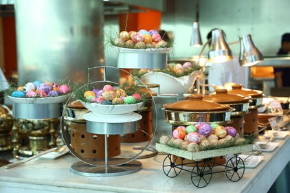 This Sunday, try the Easter brunch at The Qube, The Leela Palace New Delhi, in Chanakyapuri.
