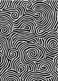 Abstract prints are creative. (Pinterest) Abstract prints are creative. (Pinterest)
