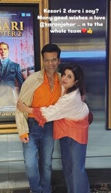 Farah Khan at Kesari Chapter 2 screening.