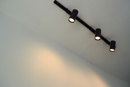 Track light is one of the lighting options. (Shutterstock) Track light is one of the lighting options. (Shutterstock)