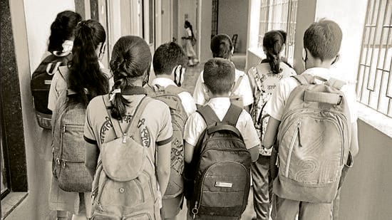 The school conducted the physical verification and found the families did not reside where they said they did.(HT Archives) (HT PHOTO)