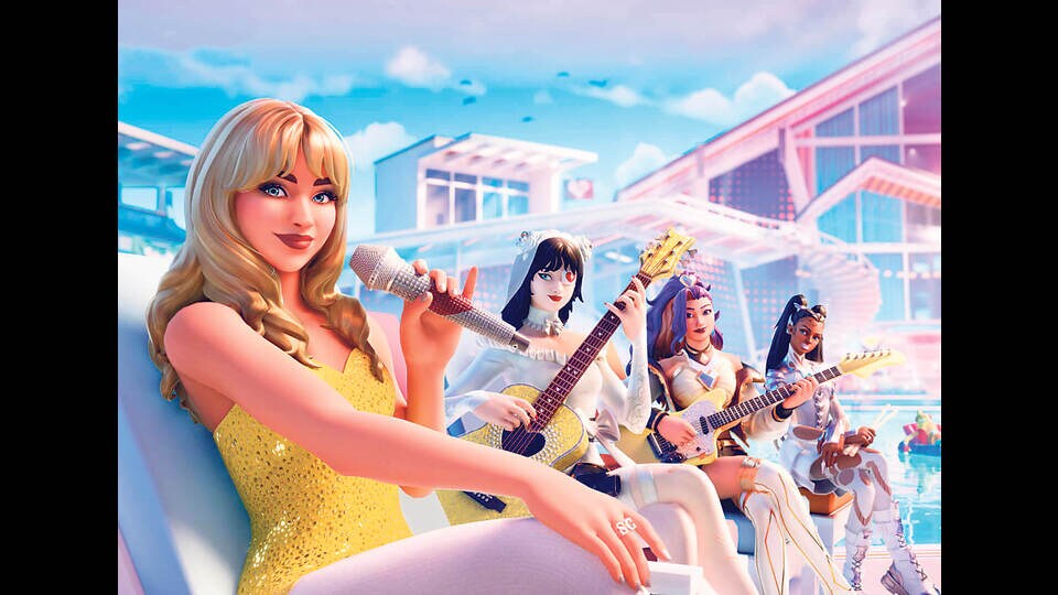 Fortnite players in Sabrina Carpenter’s skins are engaging in dance-offs instead of combat. (FORTNITE)