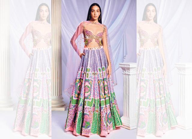 Papa Don’t Preach outfits are over the top, but it’s all designed to create one cohesive style.