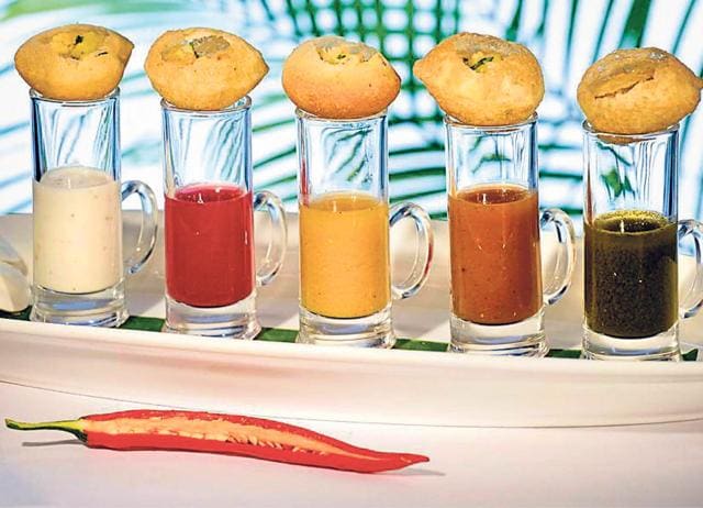 Manish Mehrotra began serving multi-pani golgappa at Indian Accent in 2009.