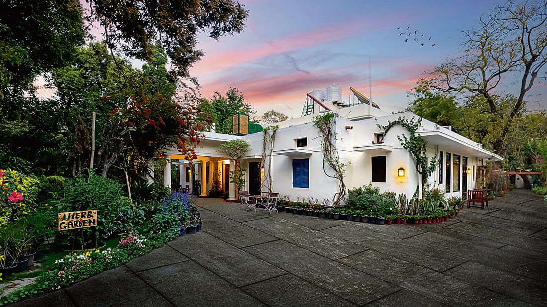 A home-turned-hotel in Delhi now simply called Lutyens Bungalow, built in 1937. A home-turned-hotel in Delhi now simply called Lutyens Bungalow, built in 1937.