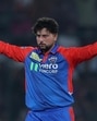 Delhi Capitals' Kuldeep Yadav celebrates after taking the wicket of Mumbai Indians' Suryakumar Yadav. (REUTERS)