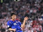 Croatian midfielder Nikola Pokrivac heads the ball during the final Euro 2008 Championships Group B football match. Croatian midfielder Nikola Pokrivac heads the ball during the final Euro 2008 Championships Group B football match.