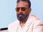 Kamal Haasan at the launch of the first single, Jinguchaa, from Mani Ratnam's film Thug Life, in Chennai. Kamal Haasan at the launch of the first single, Jinguchaa, from Mani Ratnam's film Thug Life, in Chennai.