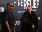 File photo of Kanye West and Bianca Censori at the red carpet during the 67th Annual Grammy Awards.