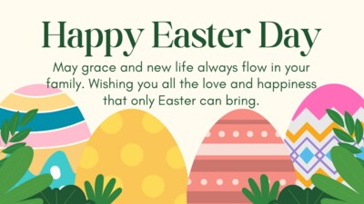 Happy Easter 2025: Decorated eggs, often symbolising new life and rebirth, are a popular Easter tradition. These eggs can be hard-boiled and dyed or painted in various colours, representing the empty tomb of Jesus Christ. 
