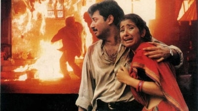 Arvind Swamy and Manisha Koirala in a still from Mani Ratnam's 1995 film Bombay. Arvind Swamy and Manisha Koirala in a still from Mani Ratnam's 1995 film Bombay.