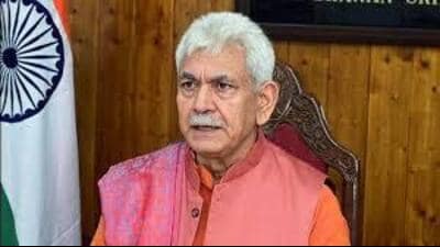 Jammu and Kashmir Lieutenant Governor ManojSinha appealed to Sufi scholars attending the event to make sure that such “conflict entrepreneurs” have no space in society. (HT File Photo)