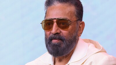 Kamal Haasan at the launch of the first single, Jinguchaa, from Mani Ratnam's film Thug Life, in Chennai. (PTI) Kamal Haasan at the launch of the first single, Jinguchaa, from Mani Ratnam's film Thug Life, in Chennai. (PTI)