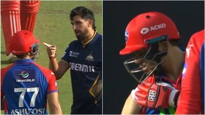 Ishant Sharma was involved in a heated clash with Ashutosh Sharma (X) Ishant Sharma was involved in a heated clash with Ashutosh Sharma (X)